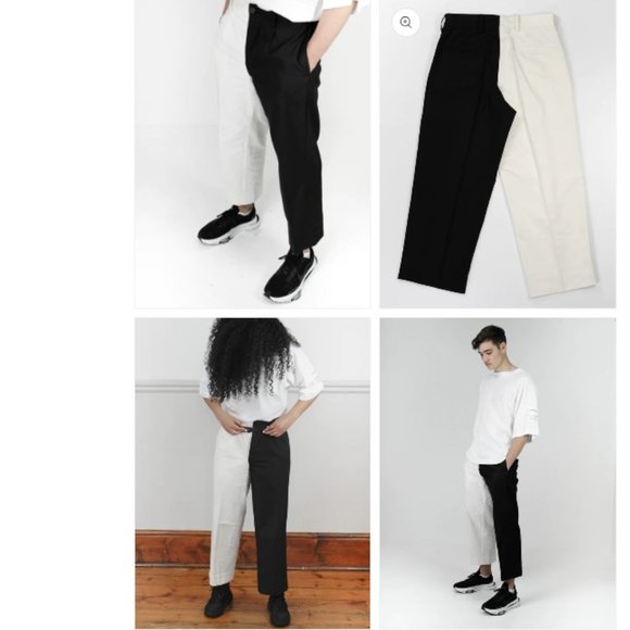 Black and White twill pants - Picture 2 of 5